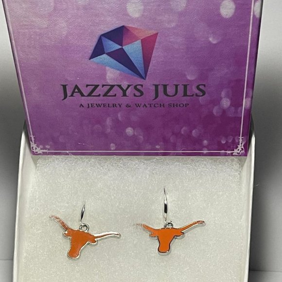 Texas Longhorns NCAA Fashion Dangle Earrings NEW!!! - Picture 4 of 4